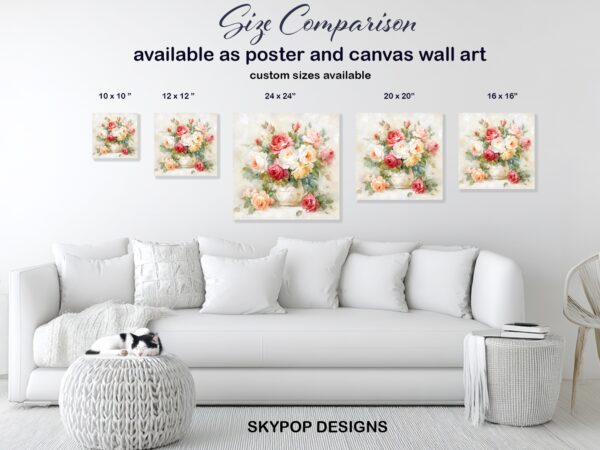 Elegant Rose Bouquet Art