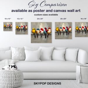 Colorful Birds Art