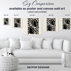 Tropical Leaf Silhouette Art