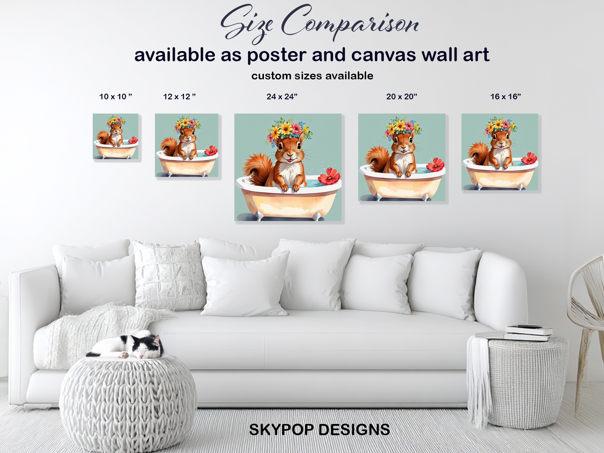 7.jpg Squirrel Bathtub Art