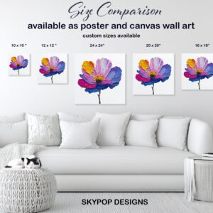 Vibrant Flower Art