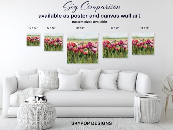 Tulip Field Art