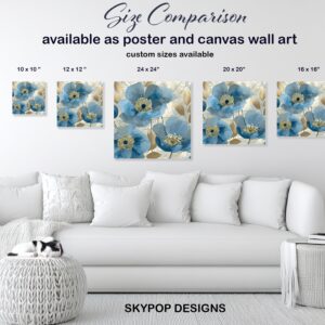 Blue Poppy Art
