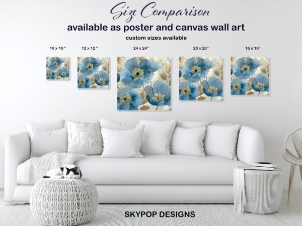 Blue Poppy Art
