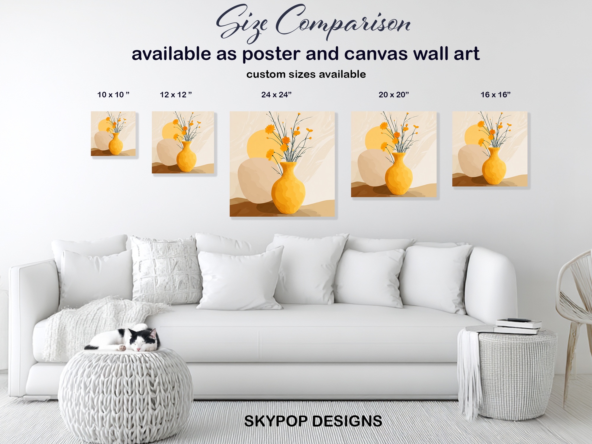 7.jpg Golden Blossoms Vase Art