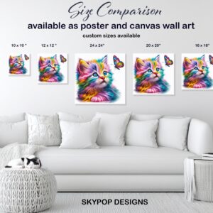 Rainbow Cat Art