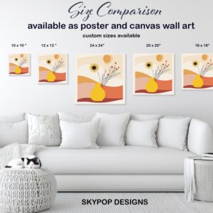 Sunflower Vase Art
