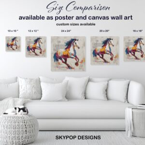 Colorful Horse Art