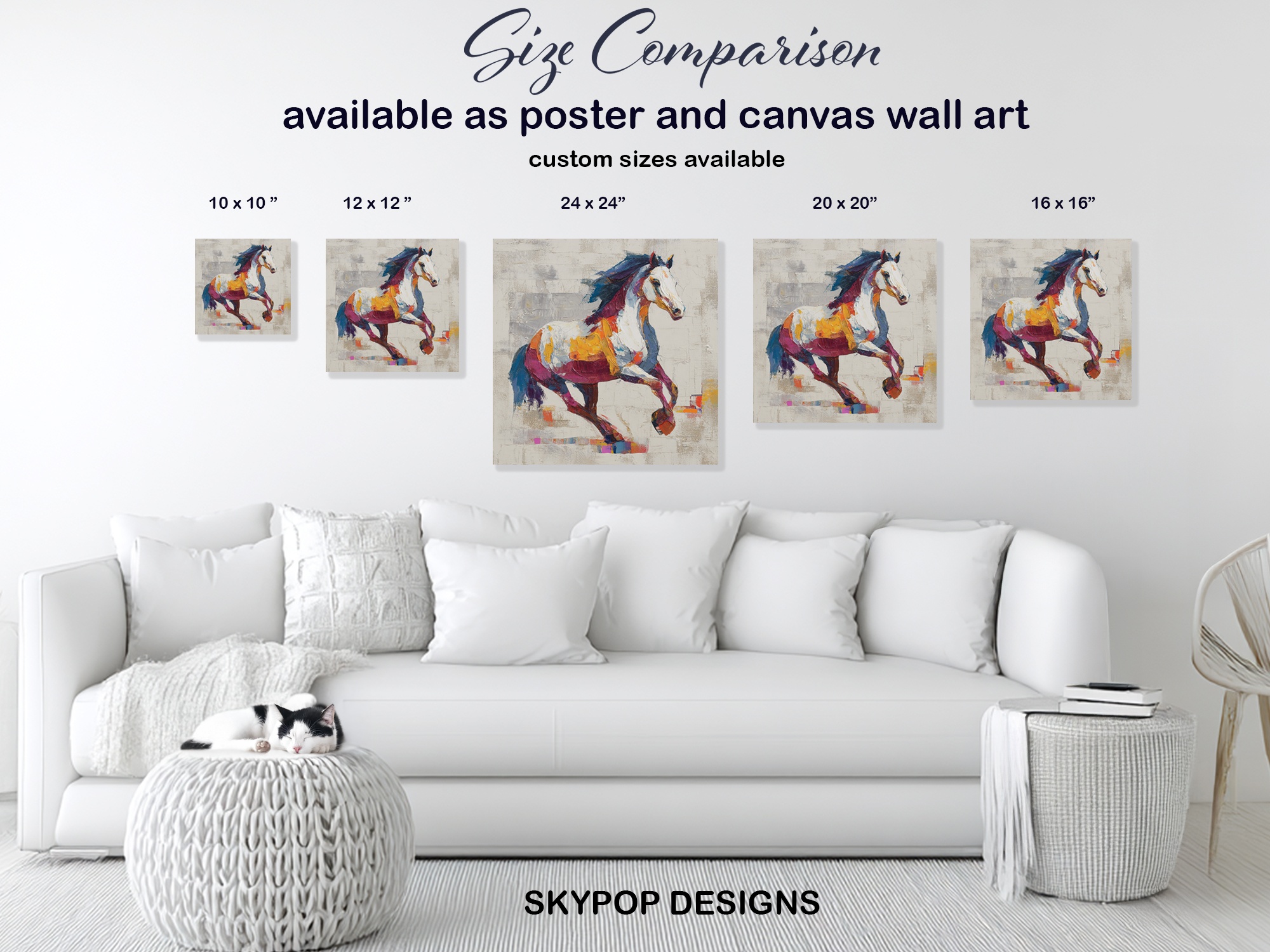 7.jpg Colorful Horse Art