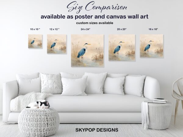 Blue Heron Art