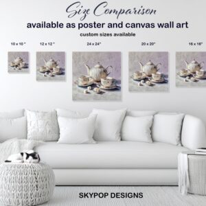Elegant Tea Set Art