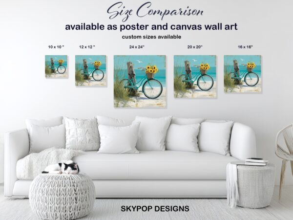 Seagull Beach Bicycle Art