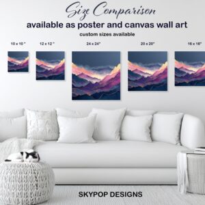 Ethereal Mountain Art