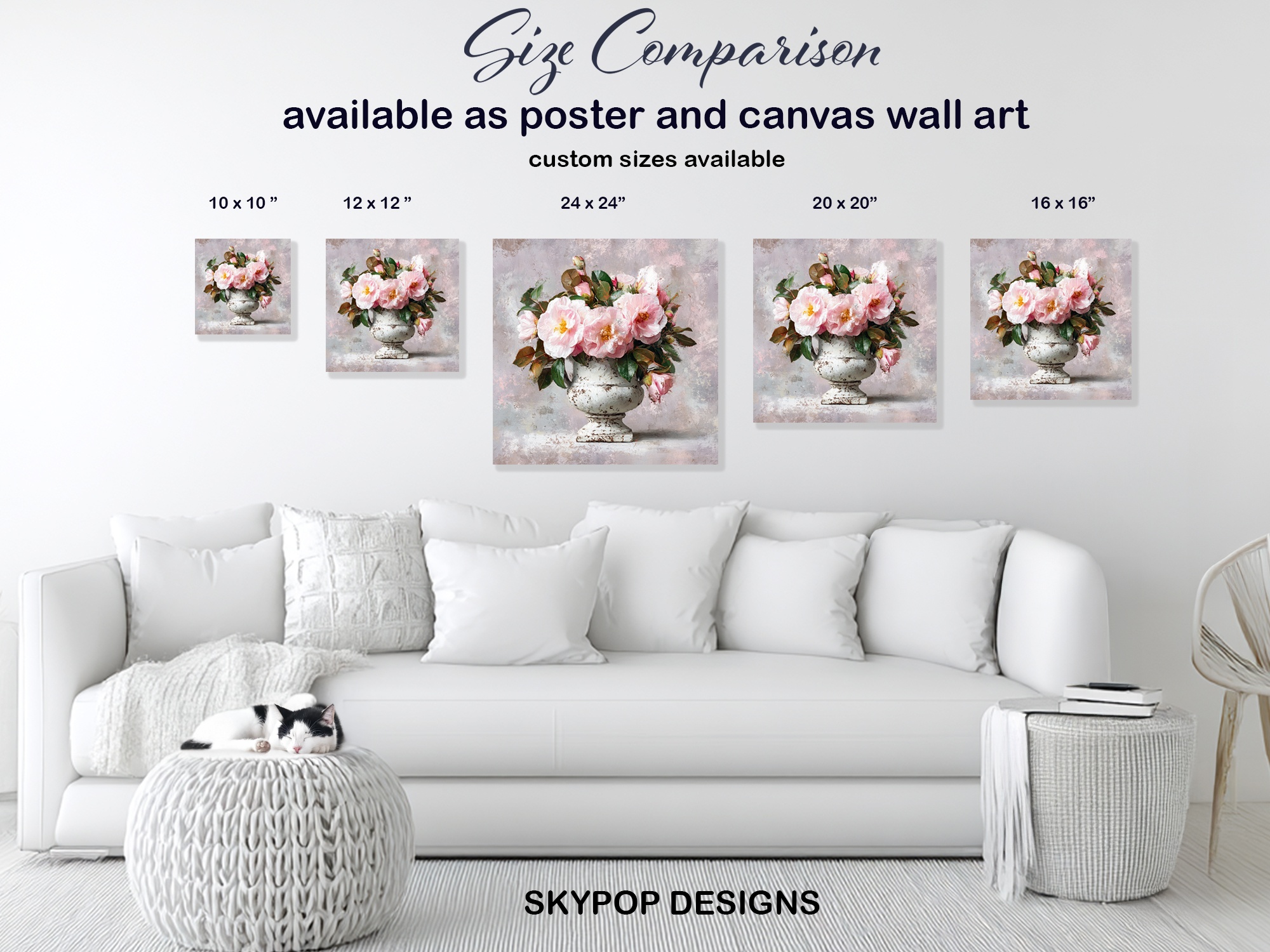 7.jpg Pink Camellia Bouquet Art