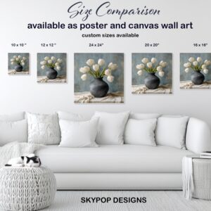 White Tulips Art