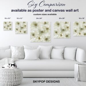 Elegant Floral Sketch Art