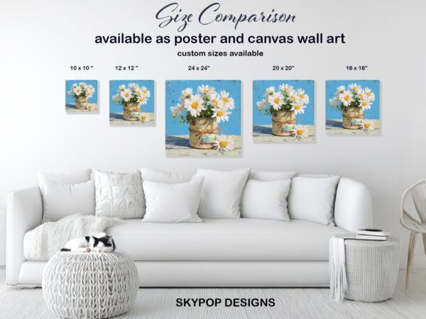 Daisy Bouquet Art
