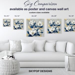 Blue Magnolia Art