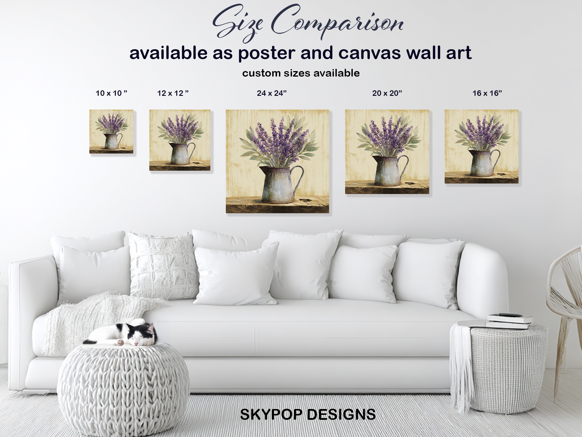 7.jpg Lavender Bouquet Art