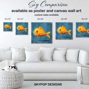 Happy Goldfish Art