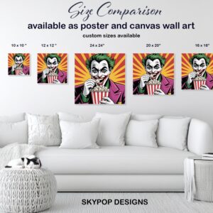 Joker Popcorn Art