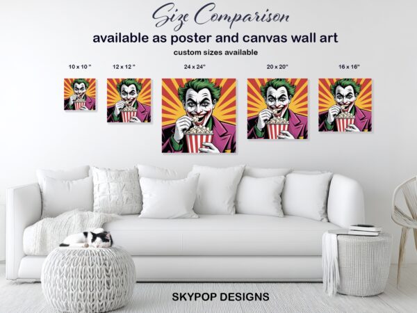 Joker Popcorn Art