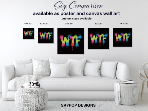 Explosive WTF Typography Art