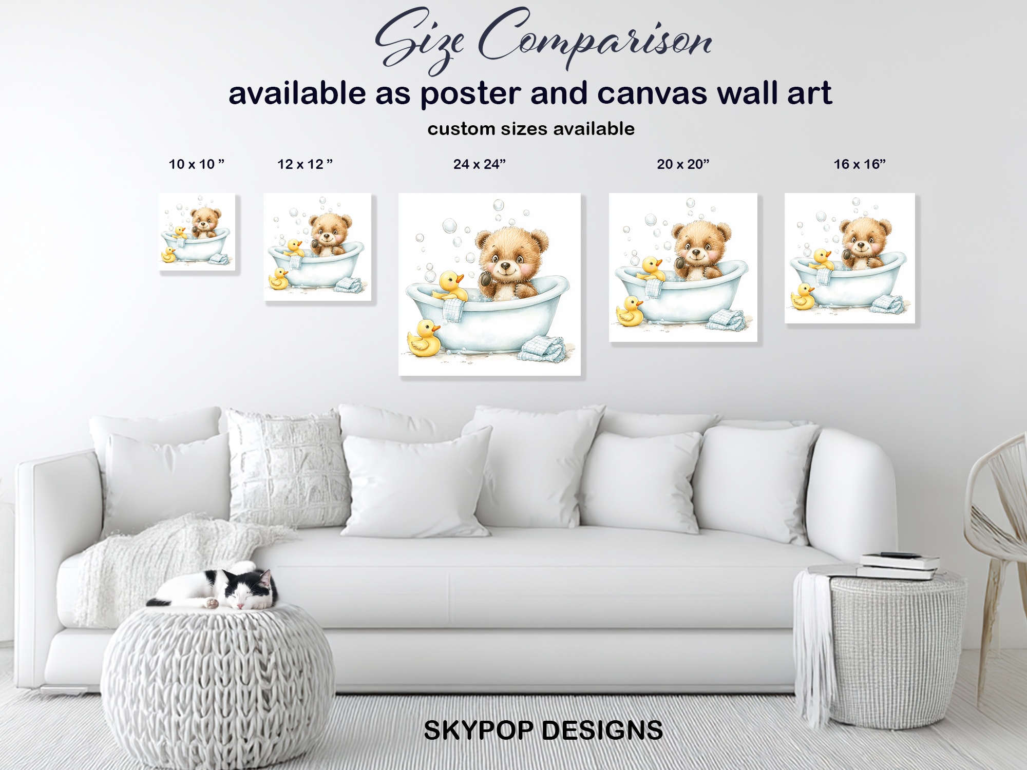 7.jpg Bear and Duck Bath Art