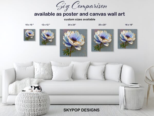 Ethereal Anemone Bloom Art