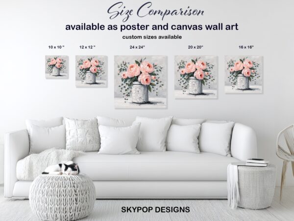 Rustic Rose Bouquet Art
