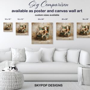 Cow Armchair Art