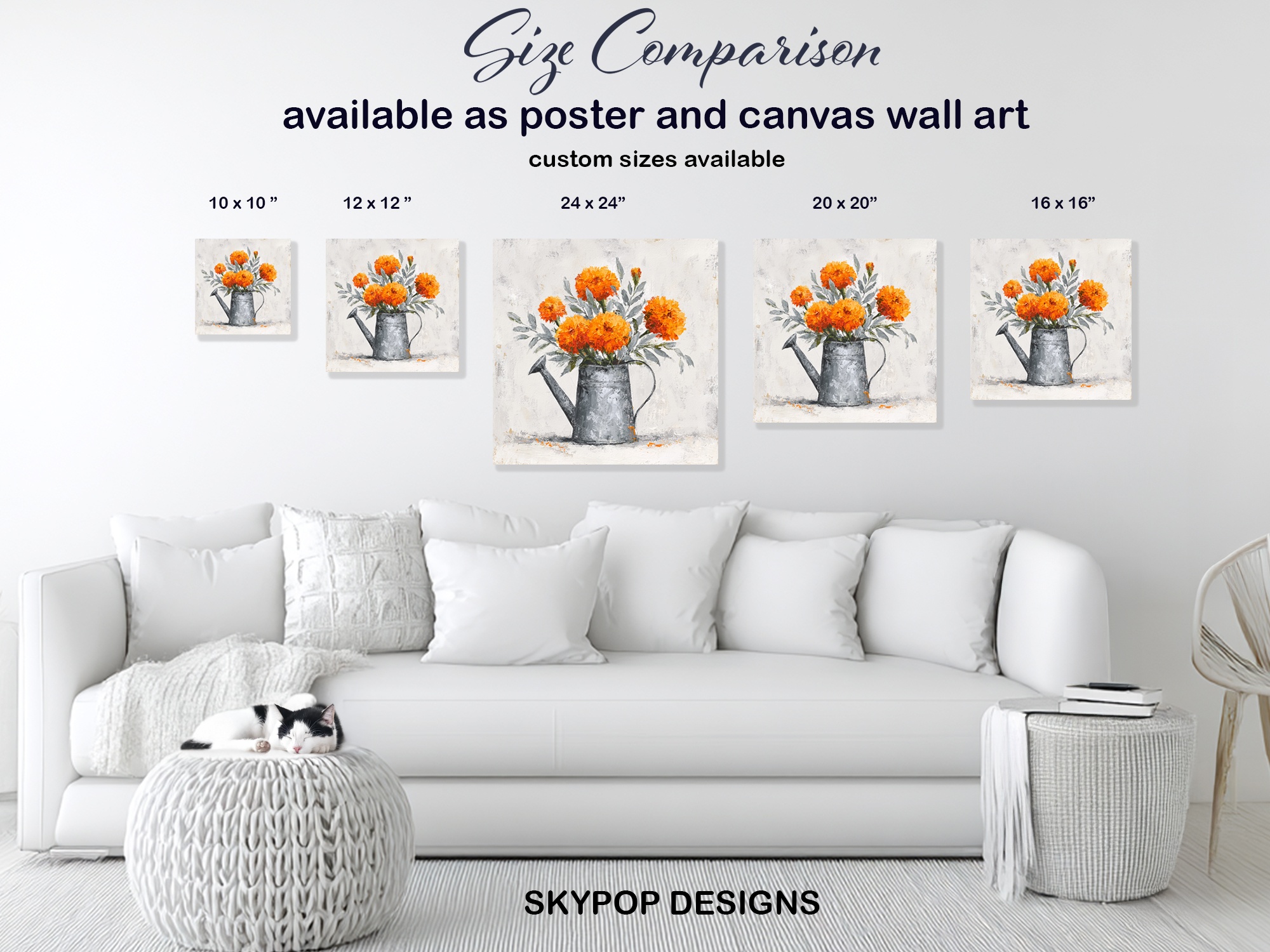 7.jpg Marigold Watering Can Art