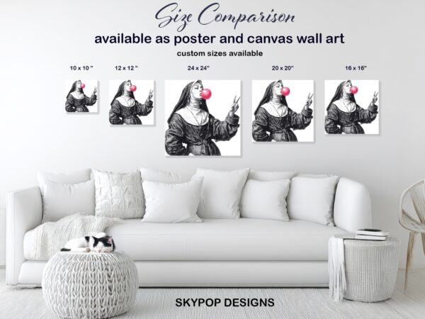 Bubblegum Nun Art