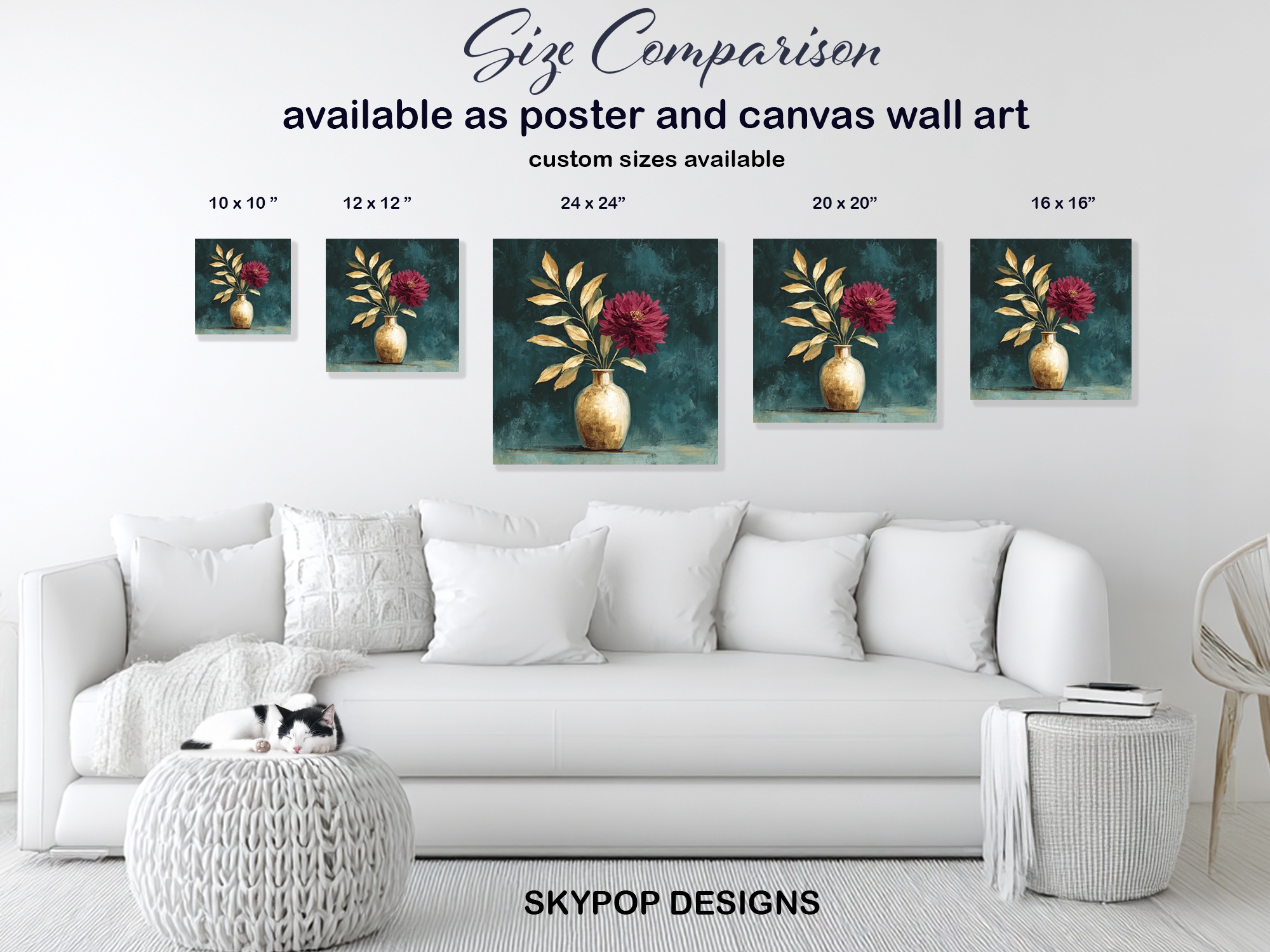 7.jpg Golden Vase Floral Art