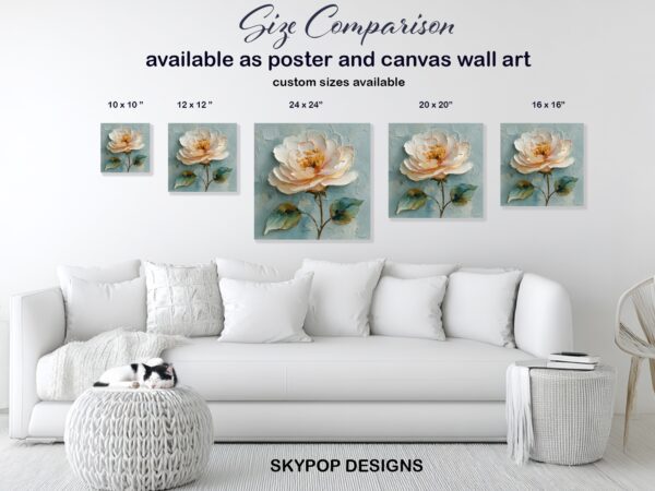 Delicate Peony Art