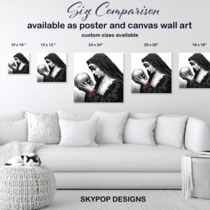 Skull Contemplation Art