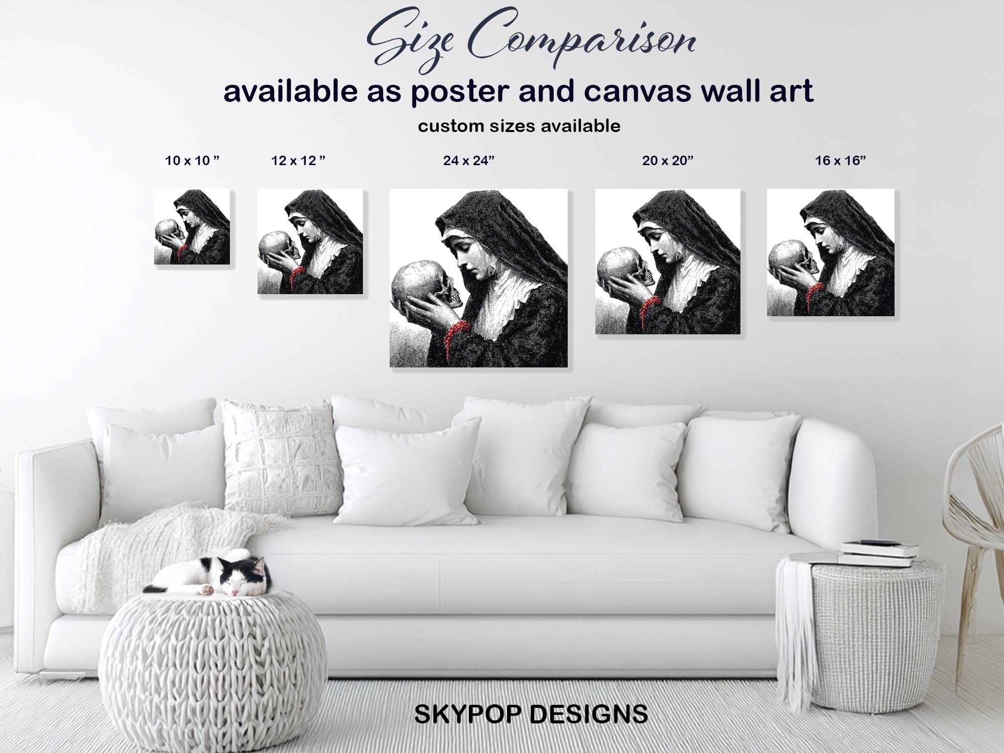 7.jpg Skull Contemplation Art