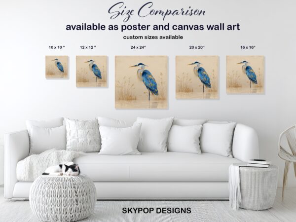 Blue Heron Art