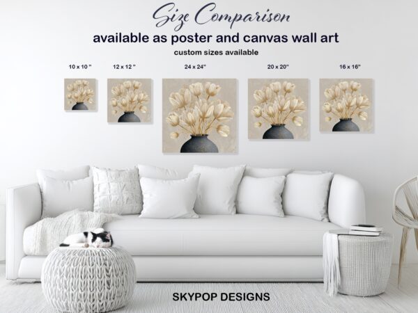 Golden Tulips Art
