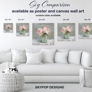 Vintage Rose Bouquet Art