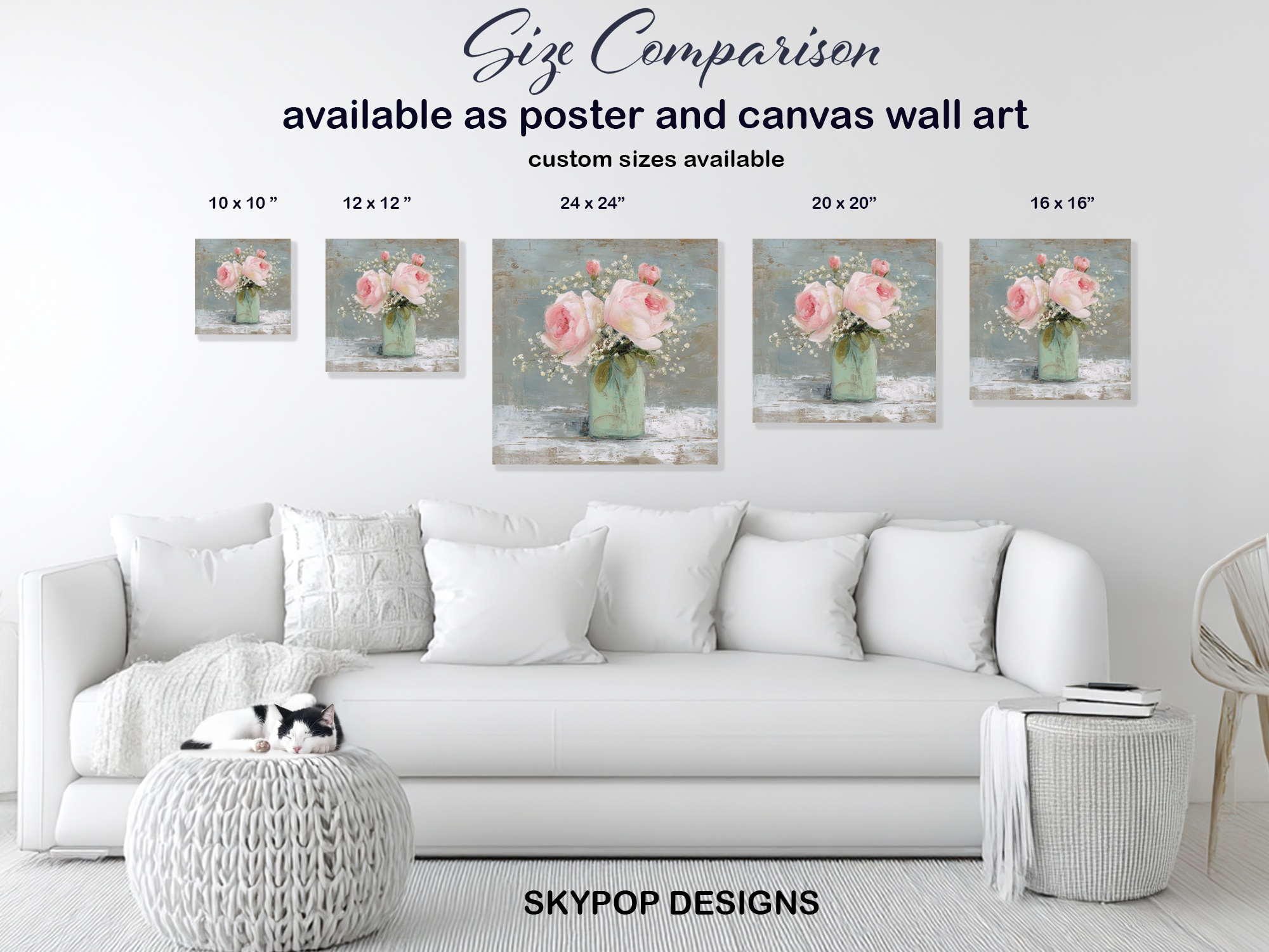 7.jpg Vintage Rose Bouquet Art