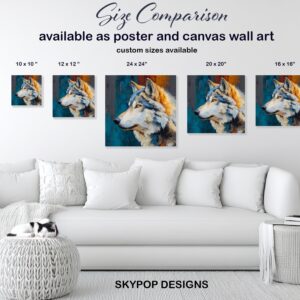 Wolf Portrait Art