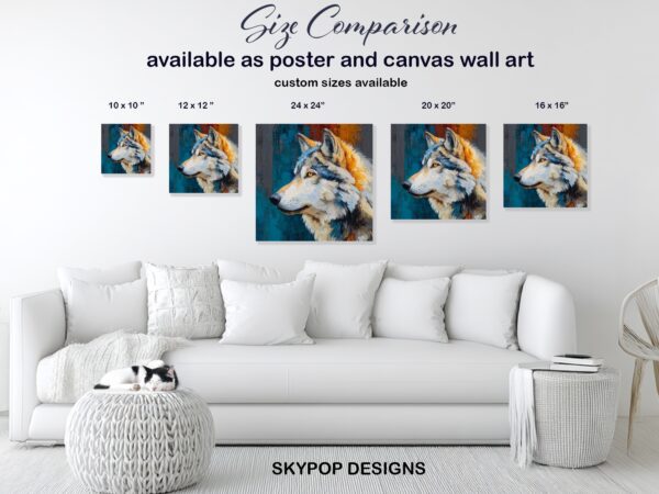 Wolf Portrait Art