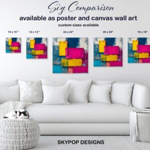 Geometric Blocks Art