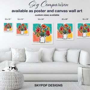 Poppy Bouquet Art