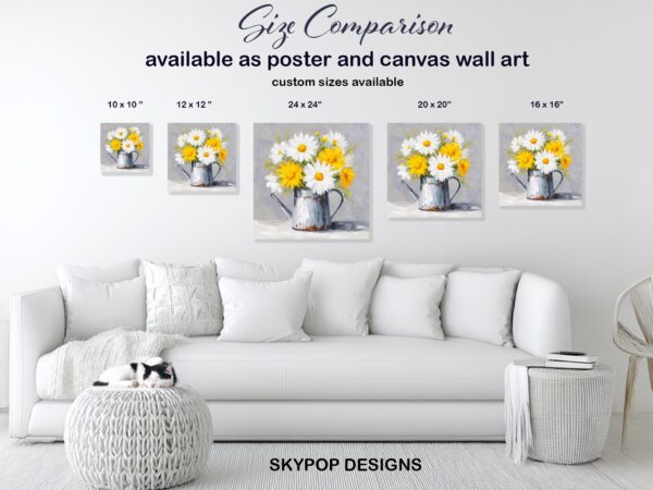 Daisy Bouquet Art