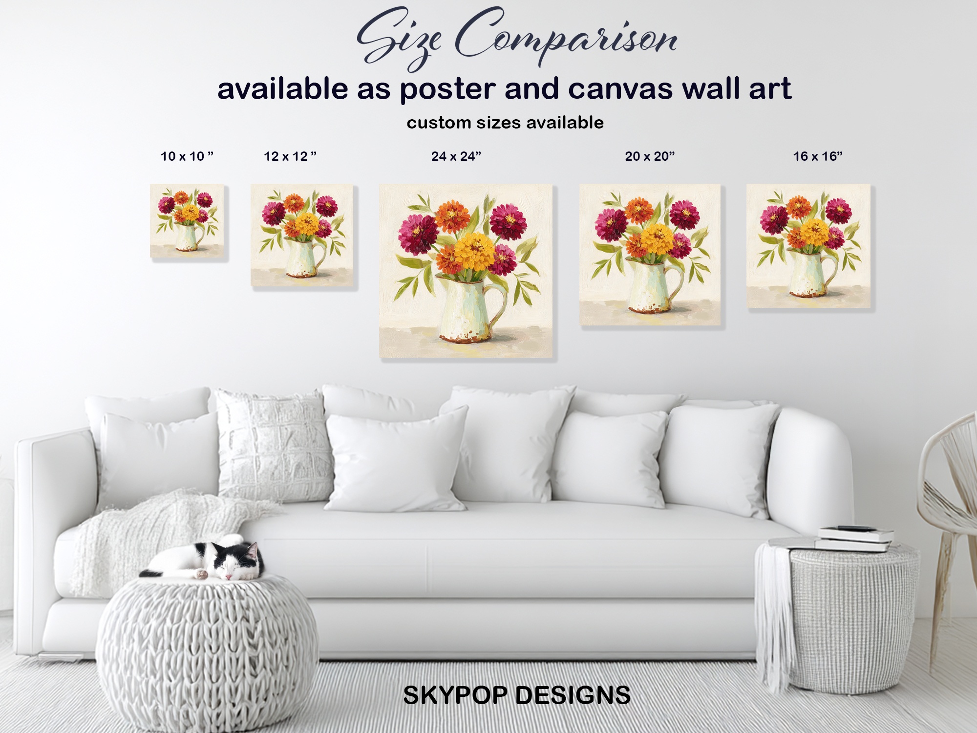 7.jpg Zinnia Bouquet Art
