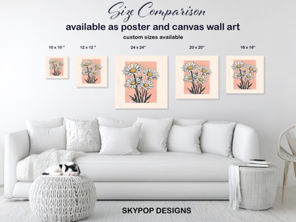 Daisy Flower Art