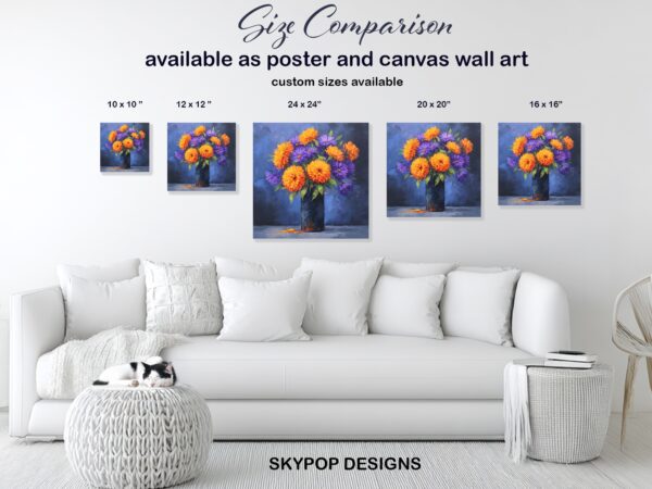 Vibrant Floral Bouquet Art
