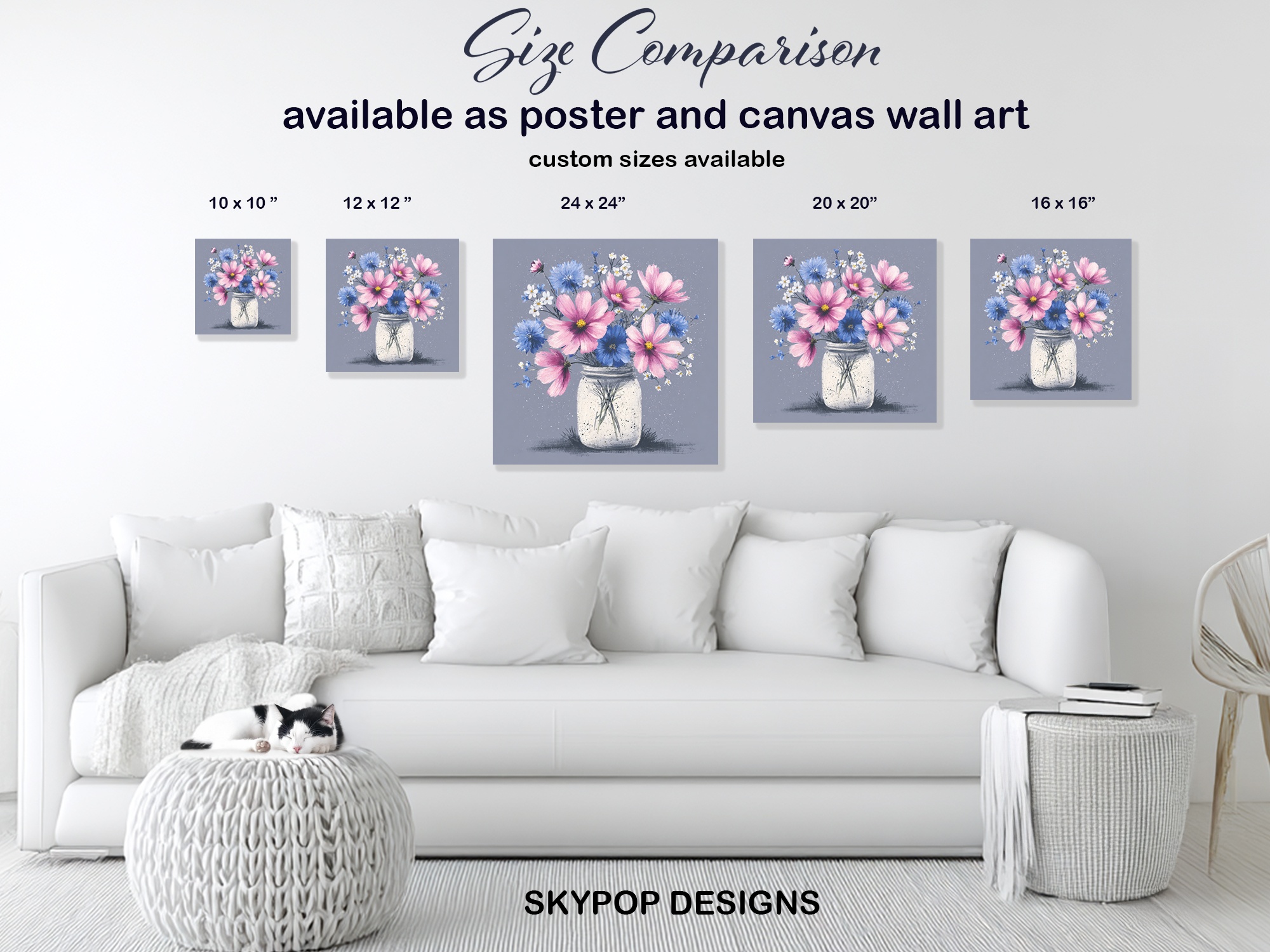 7.jpg Mason Jar Flower Bouquet Art